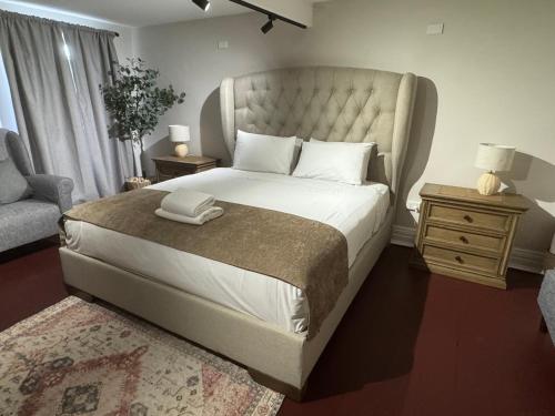 Katil atau katil-katil dalam bilik di Settlers House York