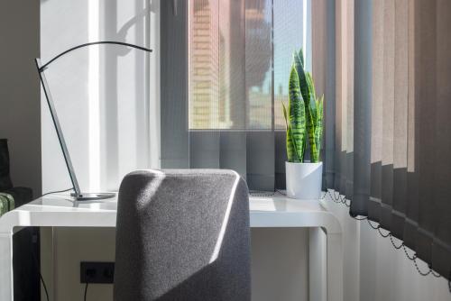 Ruang duduk di Apartaments Turístics Cardona IV