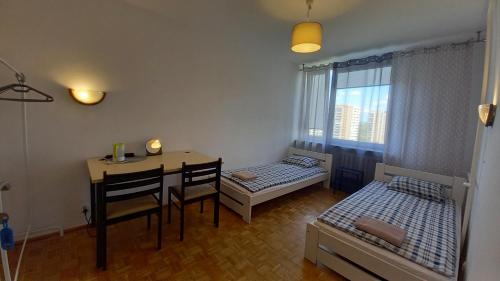 Postel nebo postele na pokoji v ubytování Ivory House (Marymont-Ruda)