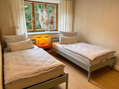 Katil atau katil-katil dalam bilik di Ferienwohnung Ava No4 - 4 Gäste