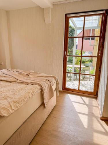 Katil atau katil-katil dalam bilik di Ferienwohnung Ava No4 - 4 Gäste
