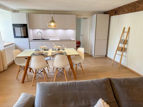 Dapur atau dapur kecil di Ferienwohnung Ava No4 - 4 Gäste