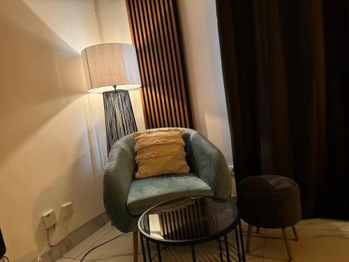 Ruang duduk di ORY luxury garden koulouba