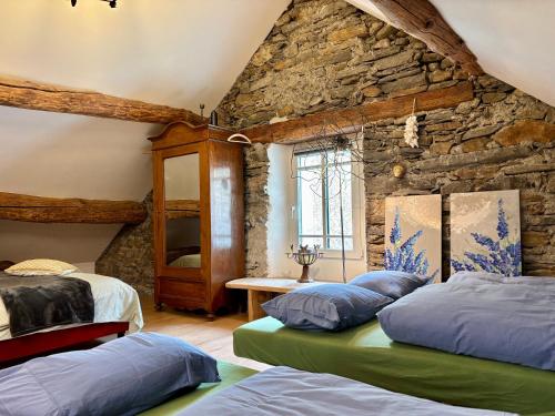 Ένα ή περισσότερα κρεβάτια σε δωμάτιο στο Appartement Casa Belgeri
