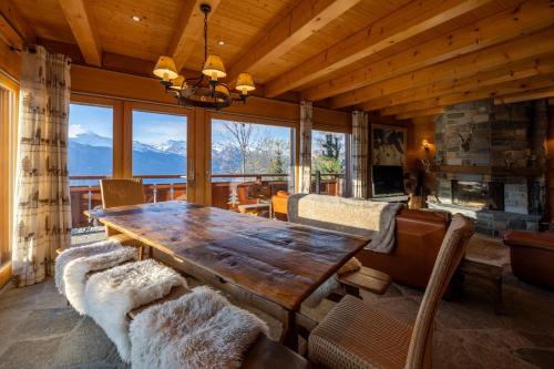 Chalet Chafrebelle - sauna & view