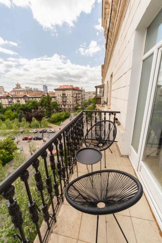 Балкон или терраса в Central Apartments Maidan Area