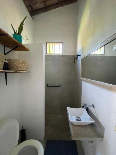Phòng tắm tại Vila Naô