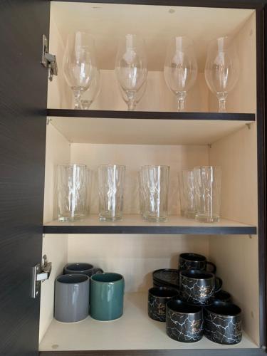 Dapur atau dapur kecil di F K Apartments