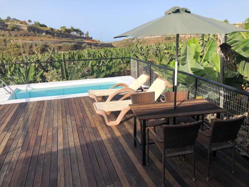 Πισίνα στο ή κοντά στο Casita entre plataneras, a 10 minutos Playa