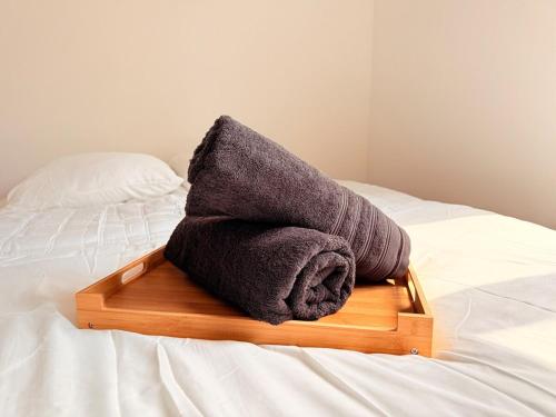 Postel nebo postele na pokoji v ubytování La Perle de Schiltigheim - Cosy & Lumineux