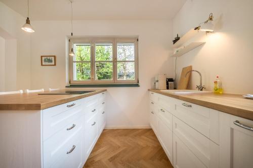 Køkken eller tekøkken på Haus am Leitenfeld