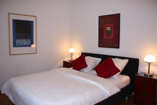 Postel nebo postele na pokoji v ubytování Charming flat, near lake - FB9