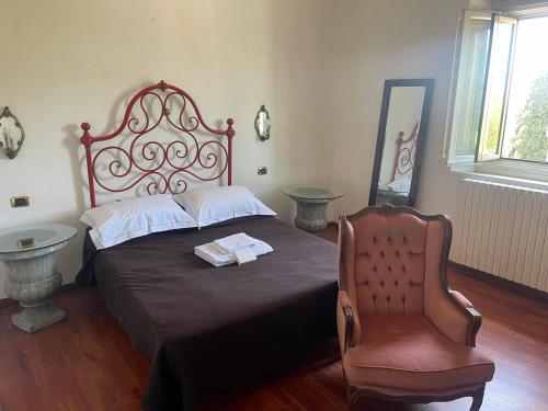 Letto o letti in una camera di La Casa di Dante Fiesole