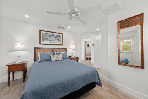 Ένα ή περισσότερα κρεβάτια σε δωμάτιο στο Beach Road Bungalow