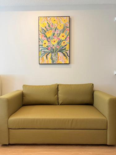 Ein Sitzbereich in der Unterkunft Memory Lodge