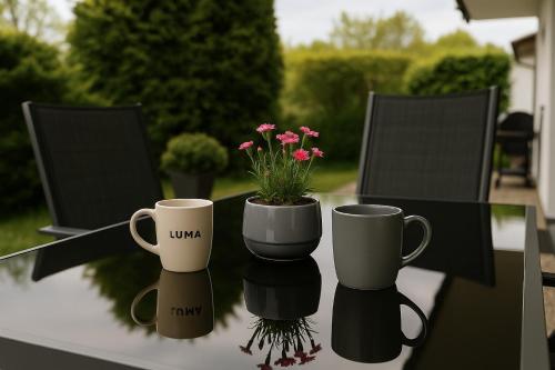 Utensilios para hacer té y café en LUMA Residence Bad Waldsee