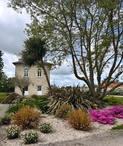 Dārzs pie naktsmītnes Gîte Vaugoubert