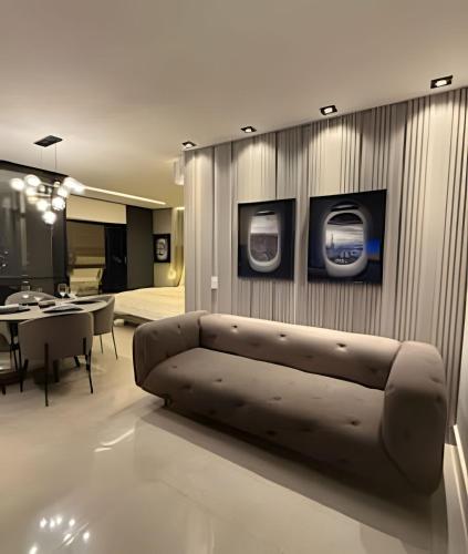 Et opholdsområde på Studio Boeing - Luxo e Conforto