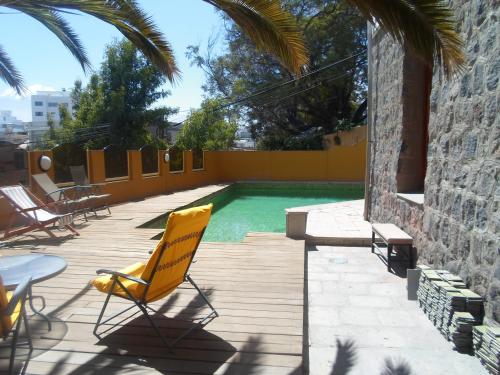 Piscina en o cerca de Posada El Castillo