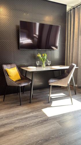 Χώρος καθιστικού στο Mini Loft w centrum Częstochowy