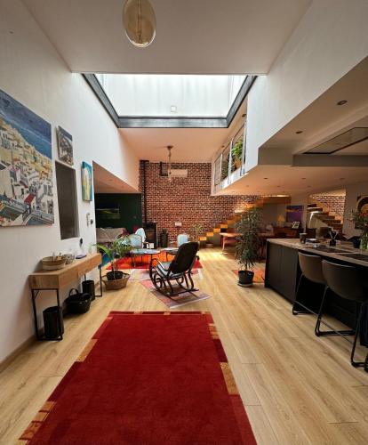Χώρος καθιστικού στο Loft des Célestins