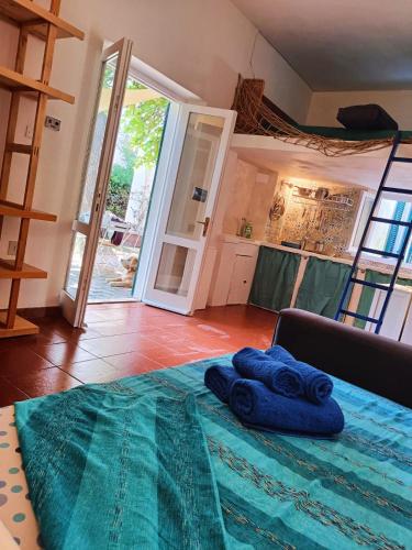 En eller flere senge i et værelse på Palazzo Pitti