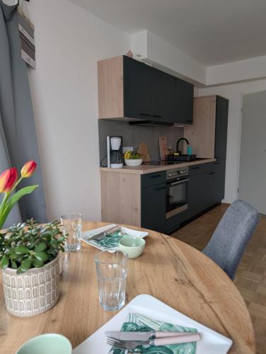 Dapur atau dapur kecil di Appartement Samira