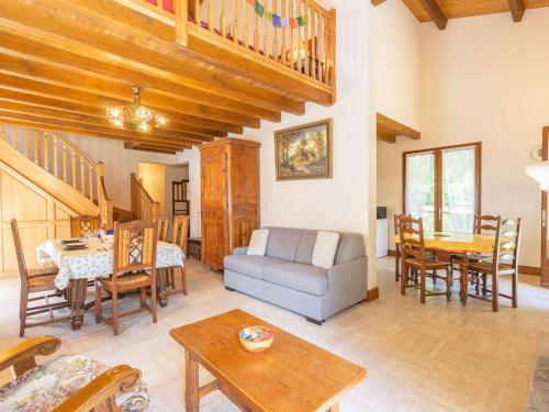 Χώρος καθιστικού στο Holiday Home Les 2 plages by Interhome