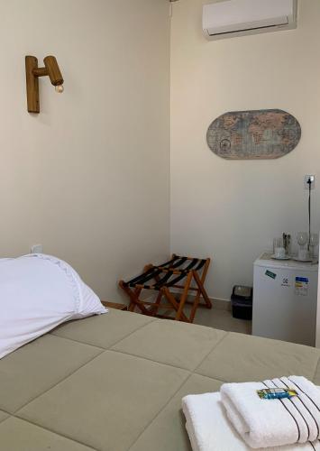 Vila Bonita Guest Houseにあるベッド
