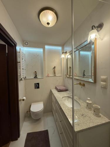 Koupelna v ubytování Apartament Antique Pruszków Centrum