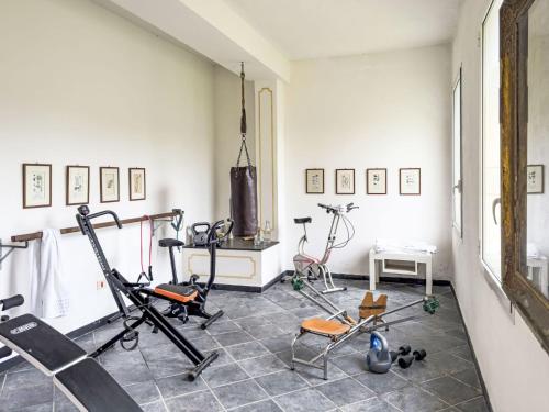 Fitness centrum a/nebo fitness zařízení v ubytování Villa La Vigna by Interhome
