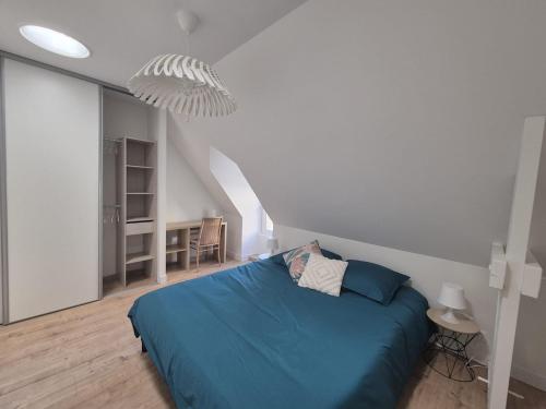 Postel nebo postele na pokoji v ubytování La Maison Guérandaise 3 chambres