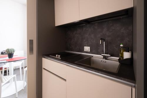 Kuchyň nebo kuchyňský kout v ubytování Amas Loft Miccolis
