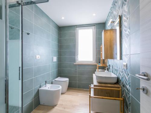 Bilik mandi di Apartment Salvia by Interhome