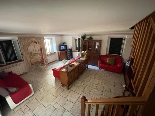 Posezení v ubytování Casa Garfagnana
