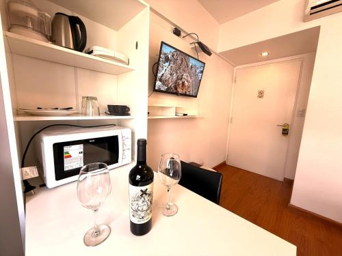 Dapur atau dapur kecil di Edificio Recoleta - Hoteles Recoleta