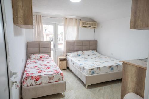 Postel nebo postele na pokoji v ubytování Apartments Hamburg