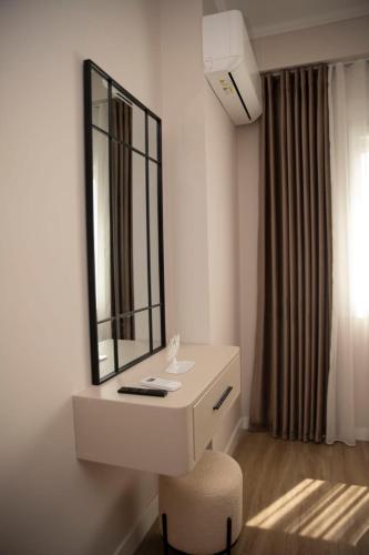 Et badeværelse på Star Apartment