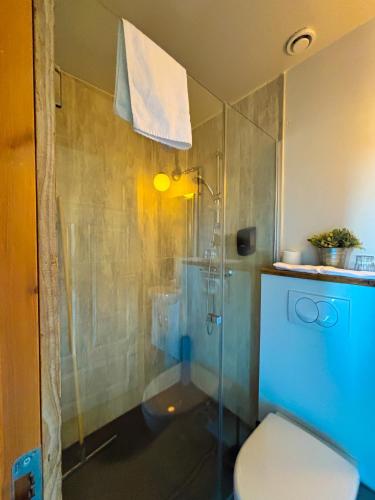 Ein Badezimmer in der Unterkunft Hotel Brú countryside