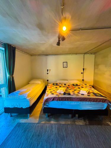 Ein Bett oder Betten in einem Zimmer der Unterkunft Hotel Brú countryside