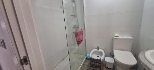 Koupelna v ubytování Chambre centre Porto