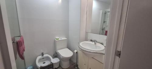 Koupelna v ubytování Chambre centre Porto