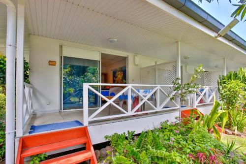 Zahrada ubytování Pension De La Plage