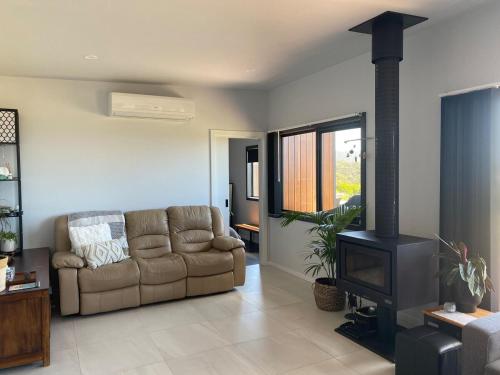 Χώρος καθιστικού στο Miyabi Reef Retreat and Sauna