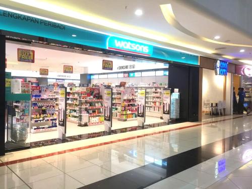 a store in a shopping mall with a lot of products at Manhattan Suites @ ITCC in Kota Kinabalu
