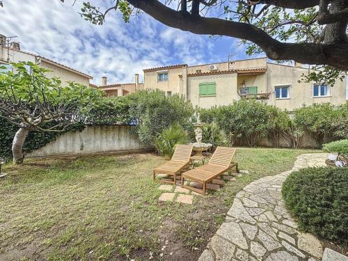 Studio pour 2 à Saintes-Maries-de-la-Mer, proche plage et village, jardin calme - FR-1-475-161