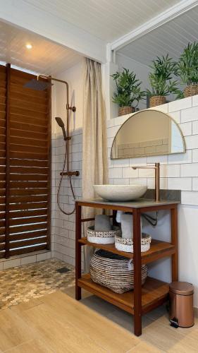 Fotografie z fotogalerie ubytování Les Cabanes cosy à 2 pas du lagon - charme et confort v destinaci Le François