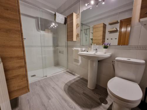 A bathroom at Apartamento céntrico de 3 dormitorios