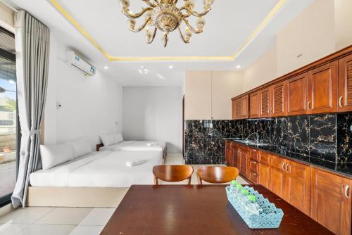 Posezení v ubytování Kis Hotel & Apartment