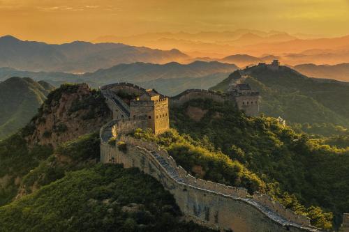 an image of the great wall of china at Beijing city center - Cosy family suite with city view in Beijing